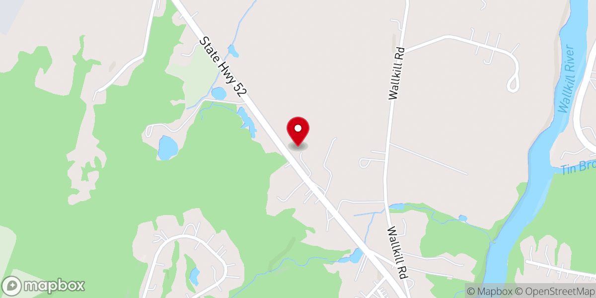 Map showing location of Walden United Methodist Church