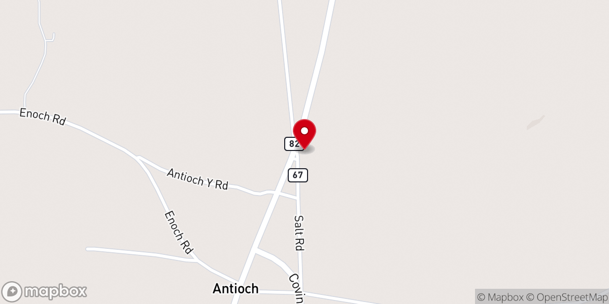 Map showing location of New Providence Church of the Nazarene