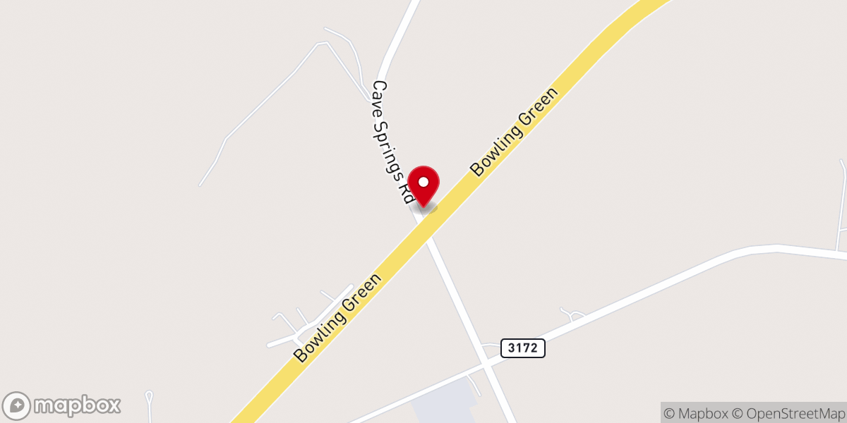 Map showing location of Gasper River Meeting House Marker