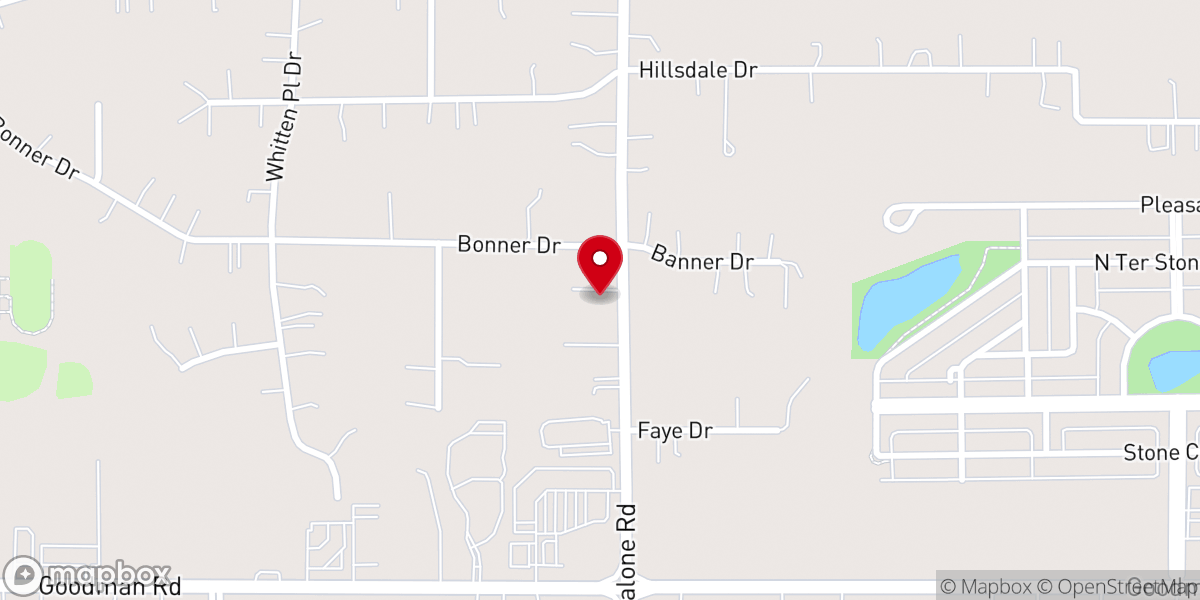 Map showing location of Trinity Church