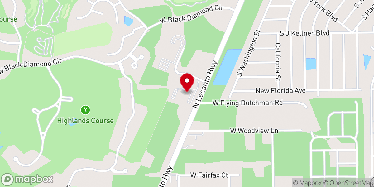 Map showing location of Diamond Ridge Health & Rehab