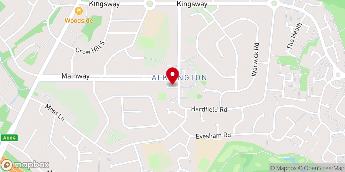 Map showing location of St Thomas More Catholic Church