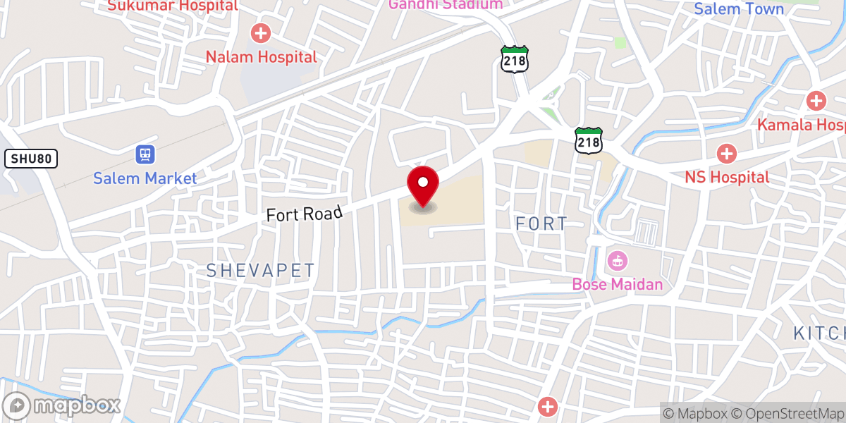 Map showing location of CSI Church Ground