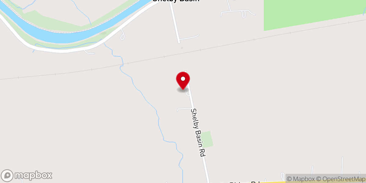 Map showing location of New Life Alliance Church