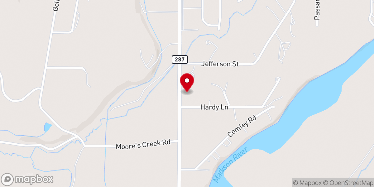 Map showing location of The Church of Jesus Christ of Latter-day Saints