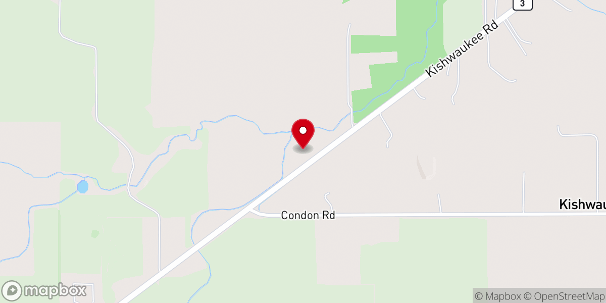 Map showing location of Cedar Cliff Forest Preserve