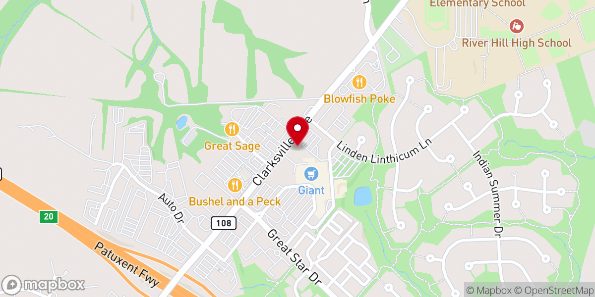 Map showing location of The Gathering Place