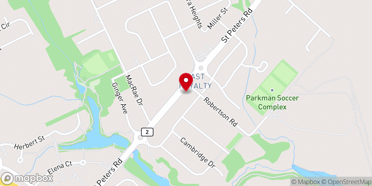 Map showing location of Faith Bible Church