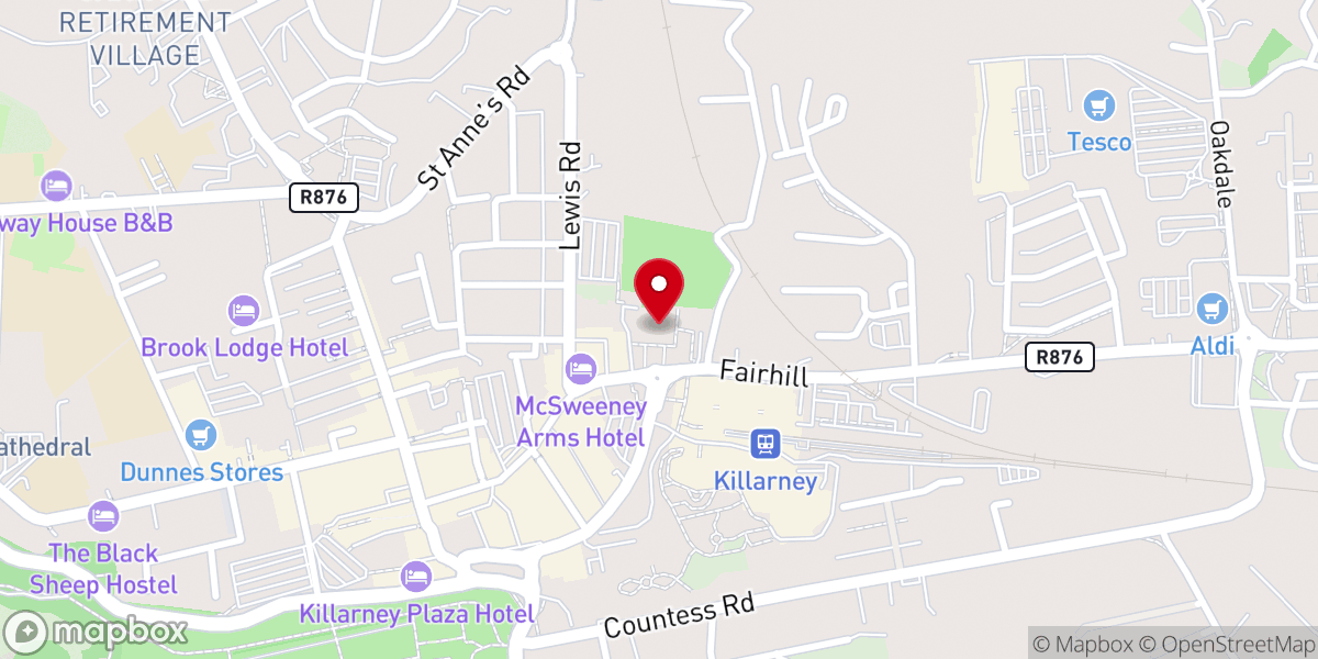 Map showing location of The Friary - Franciscan Church and Friary