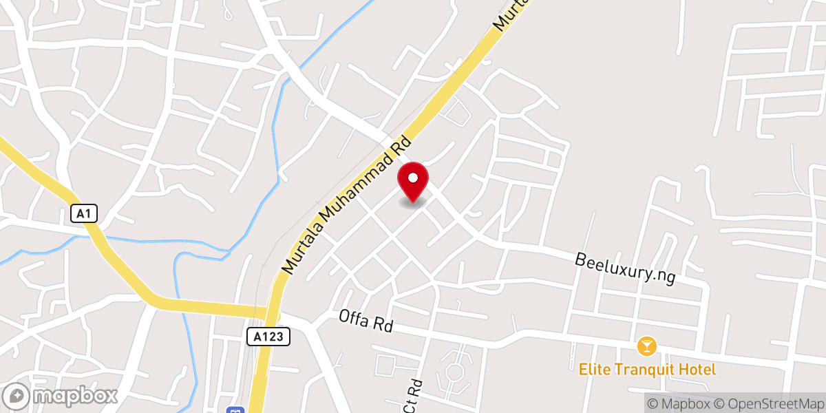 Map showing location of St James' Catholic Church
