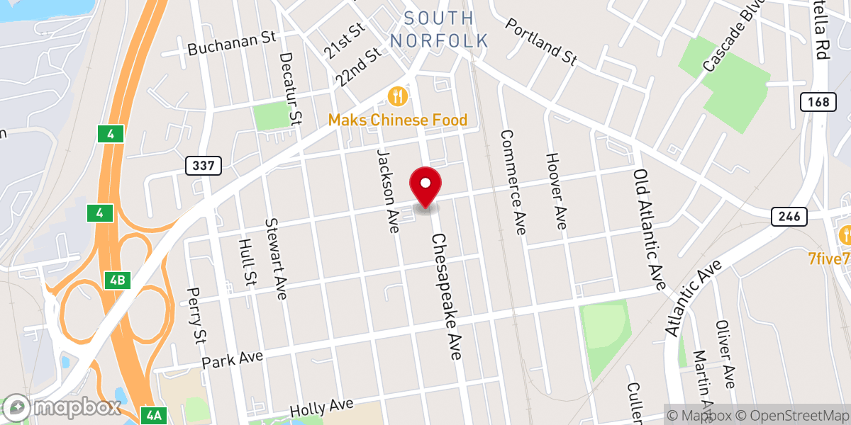 Map showing location of Impact Church SoNo