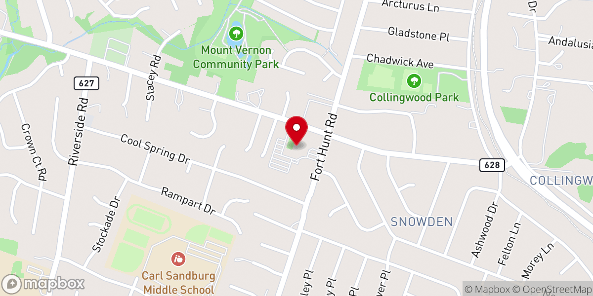 Map showing location of Aldersgate Church Community Theater