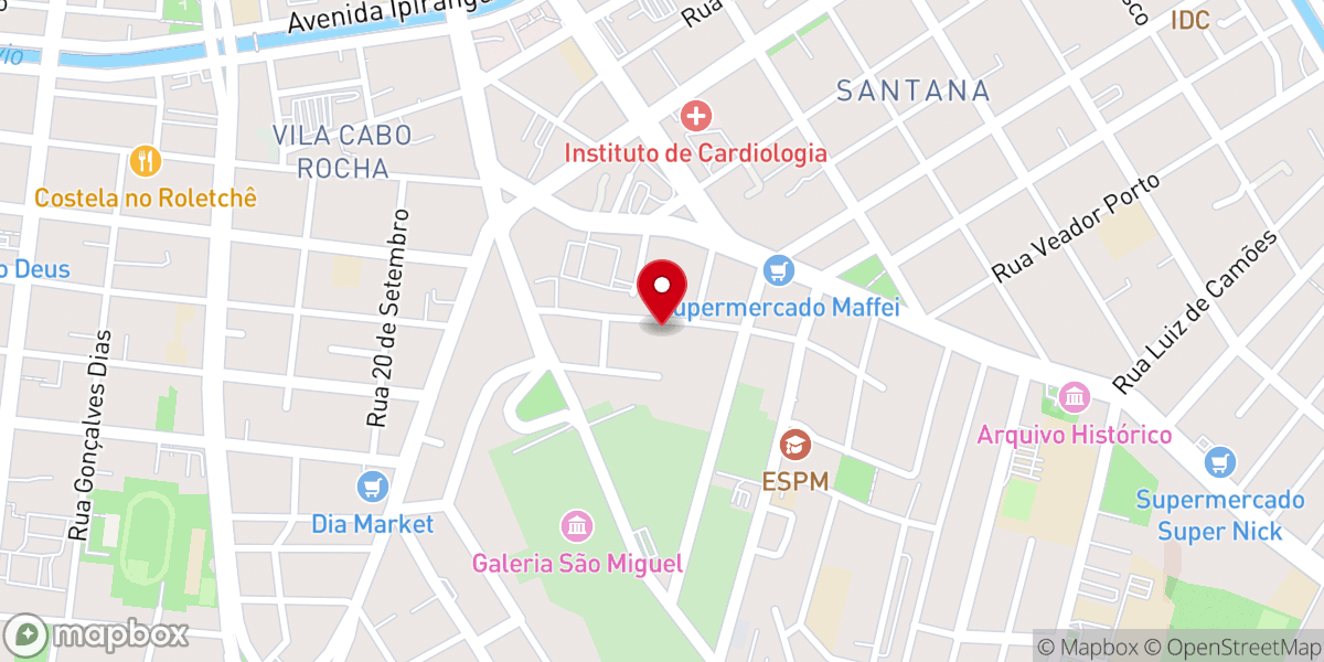 Map showing location of Maanaim de Porto Alegre | Igreja Cristã Maranata