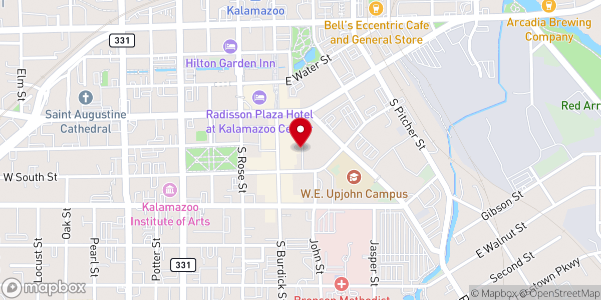 Map showing location of Radiant City Center