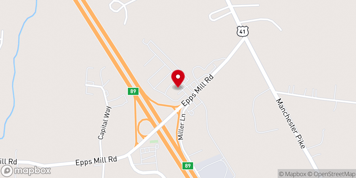 Map showing location of Love's Travel Stop