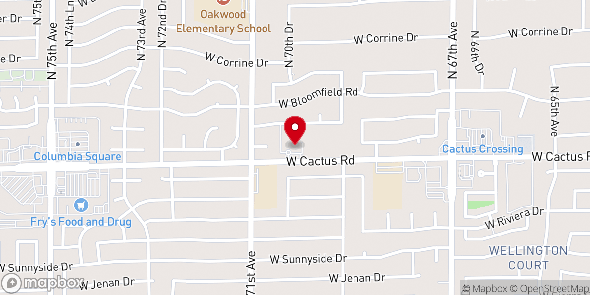Map showing location of Apostles Lutheran Church