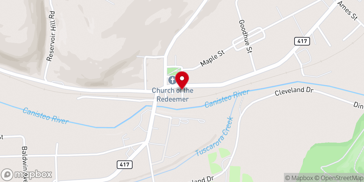 Map showing location of Odessa House