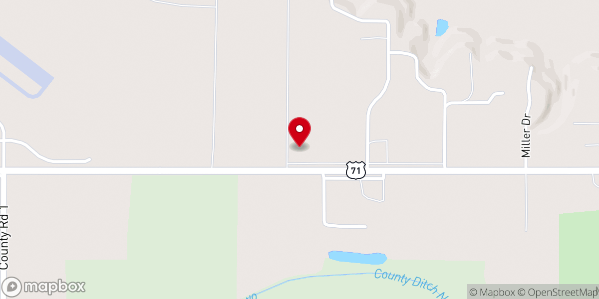 Map showing location of Living Word Church