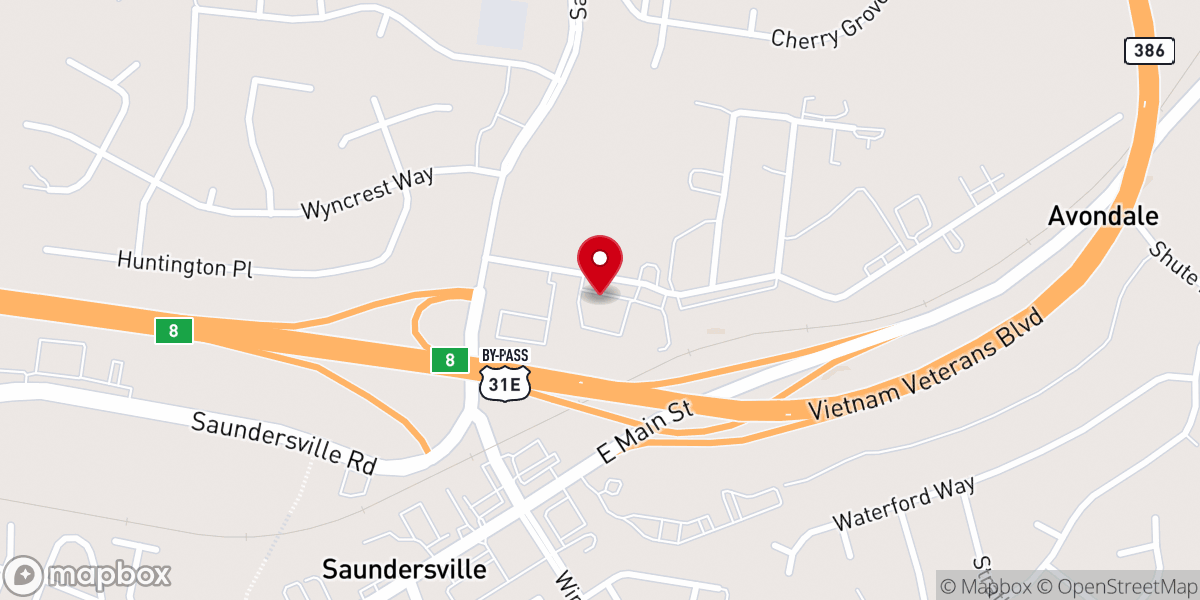 Map showing location of New Creation Church