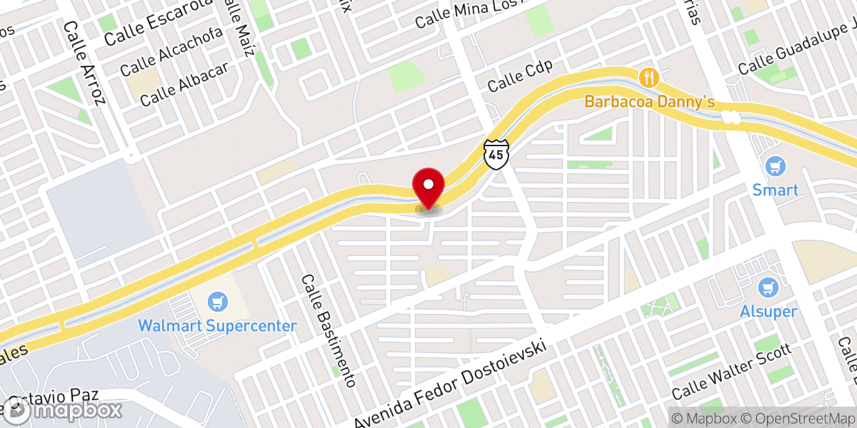 Map showing location of Centro Cristiano Vida Nueva Asambleas de Dios