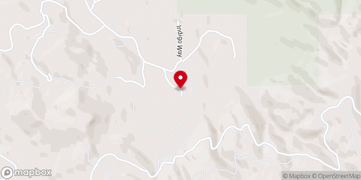 Map showing location of Camp Ivydale