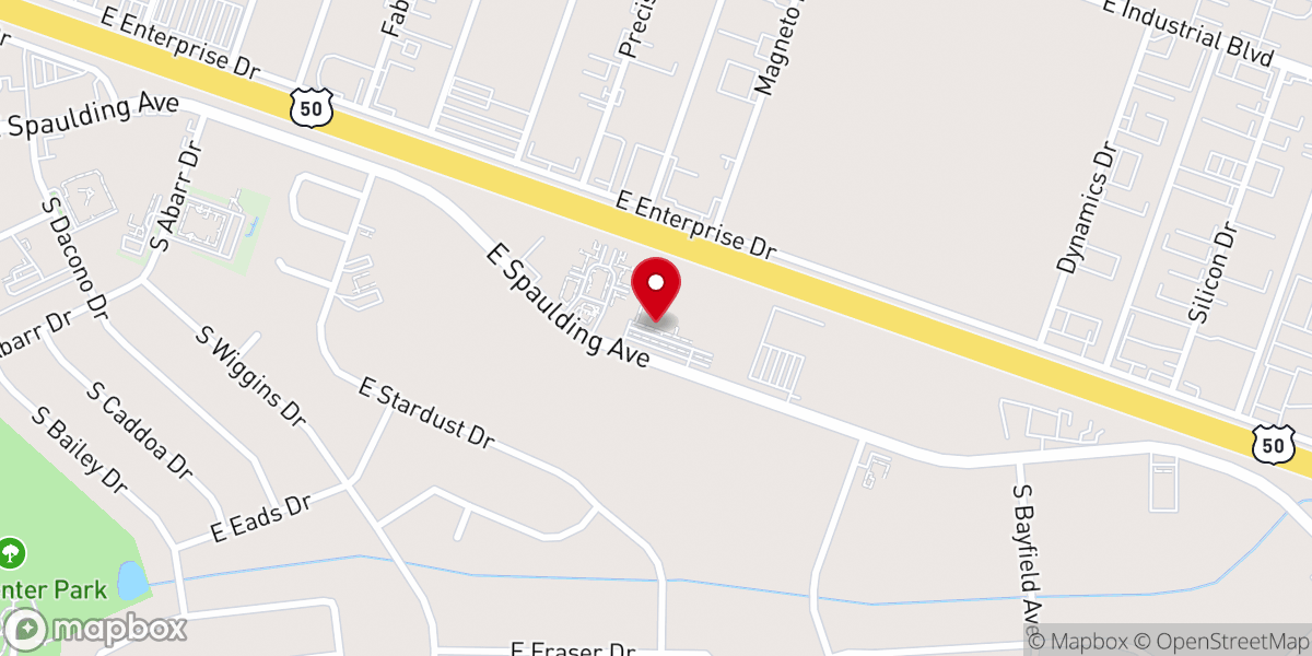 Map showing location of SonRise Church