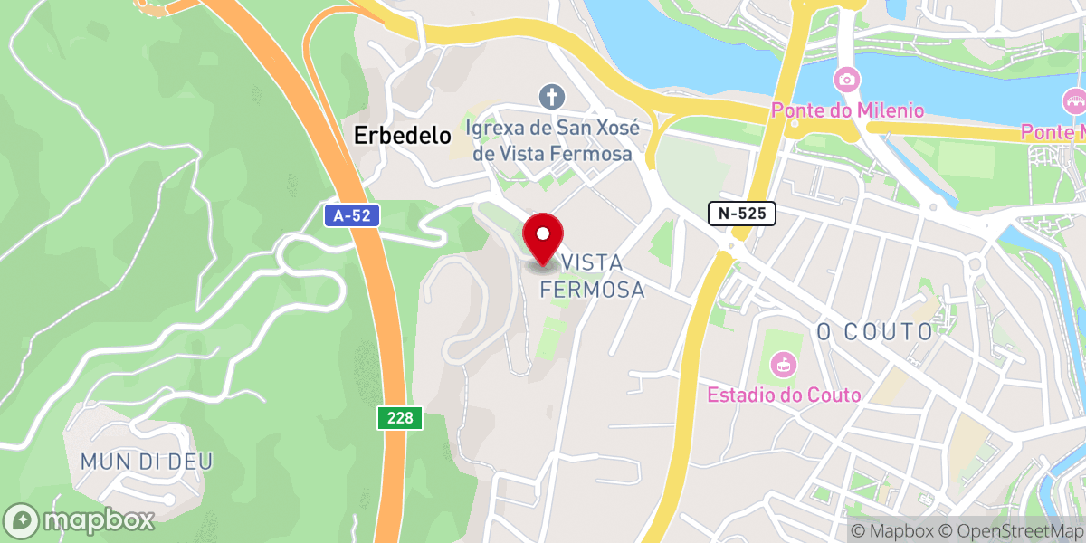 Map showing location of Centro de Ciencias Religiosas San Martín