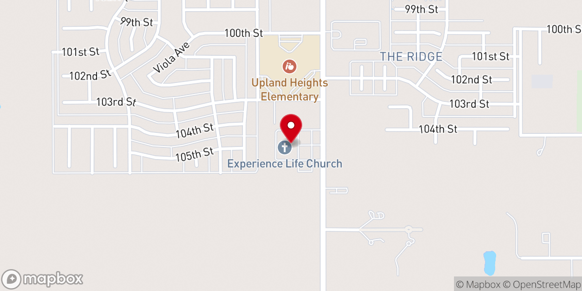 Map showing location of Trinity Fellowship Church