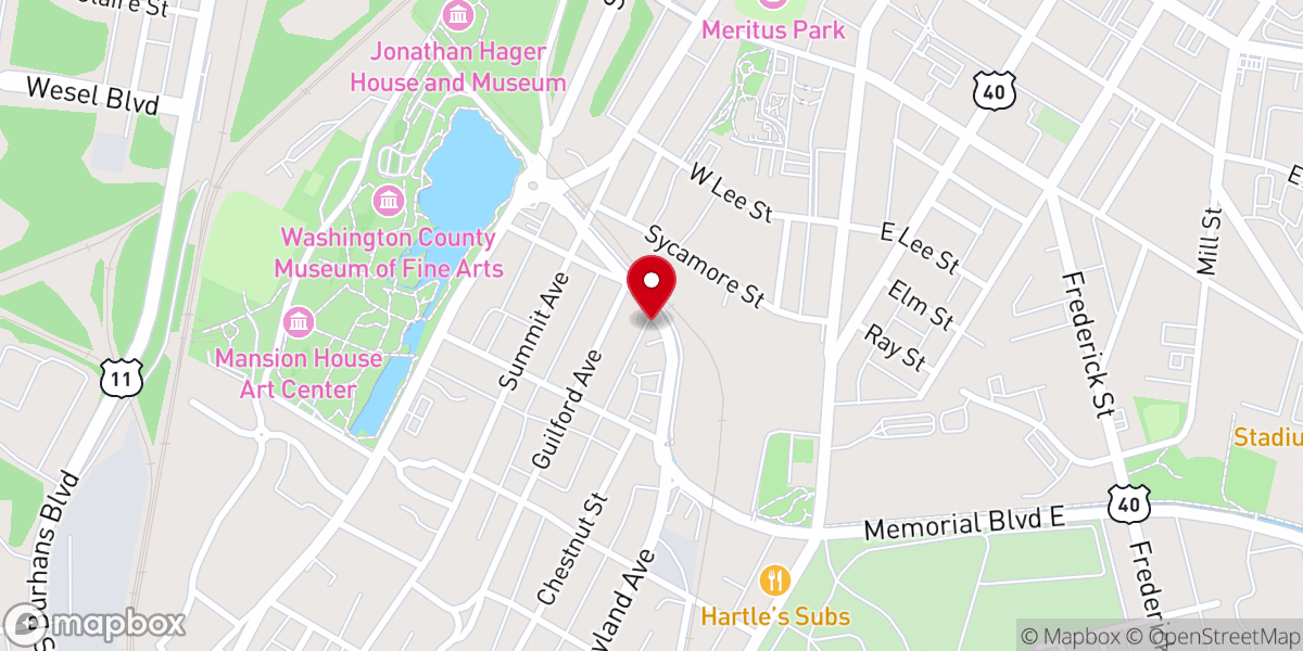 Map showing location of Iglesia de Dios Jesús Pan de Vida