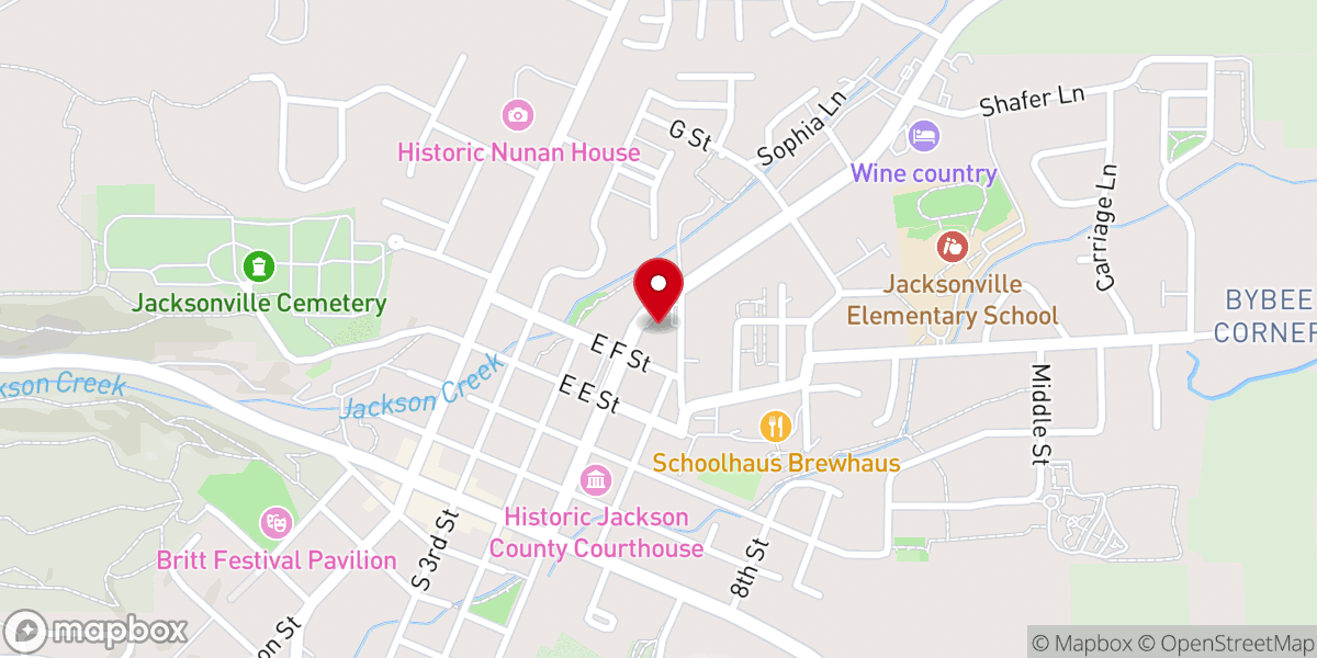 Map showing location of Relevant Church