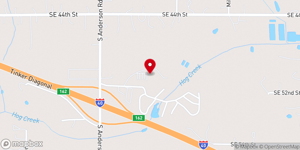 Map showing location of Heartland Conference IPHC & Retreat Center