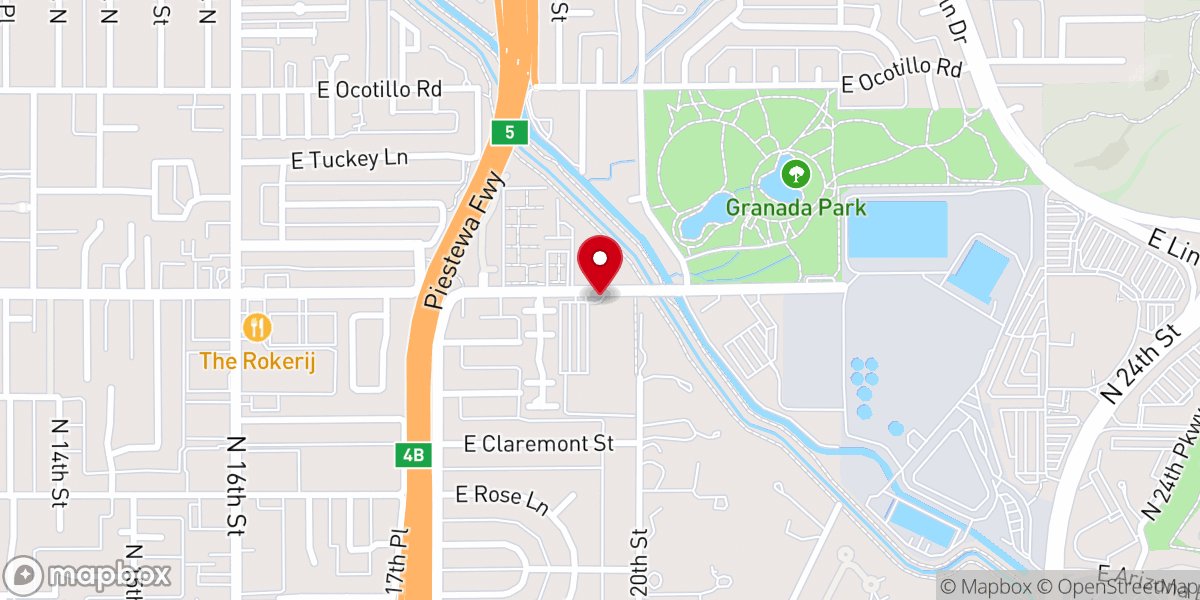 Map showing location of Holy Trinity Greek Orthodox Cathedral