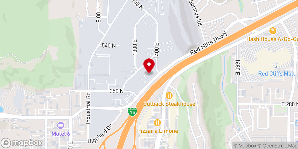 Map showing location of Hilltop Church