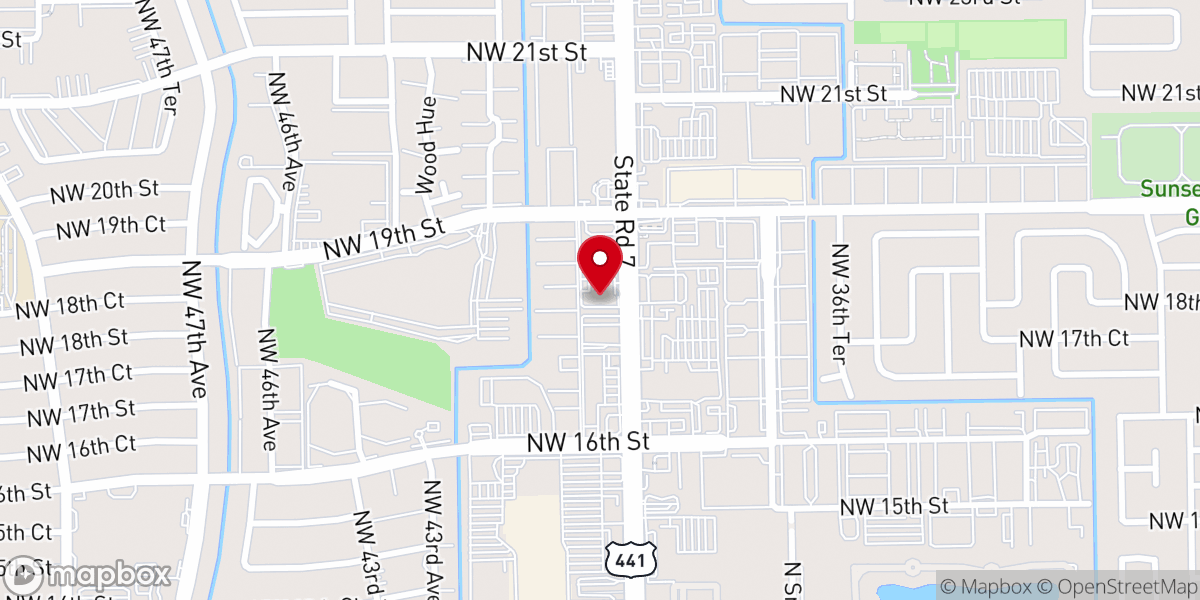Map showing location of Pilgrim Christian Universal Church