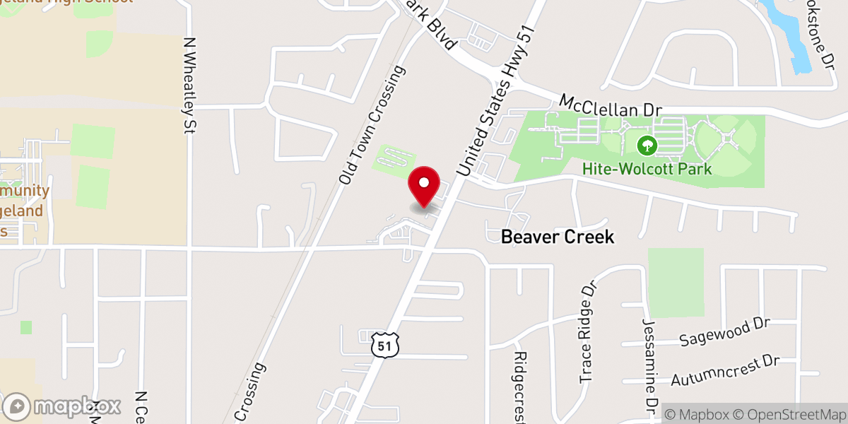 Map showing location of By Faith Christian Fellowship