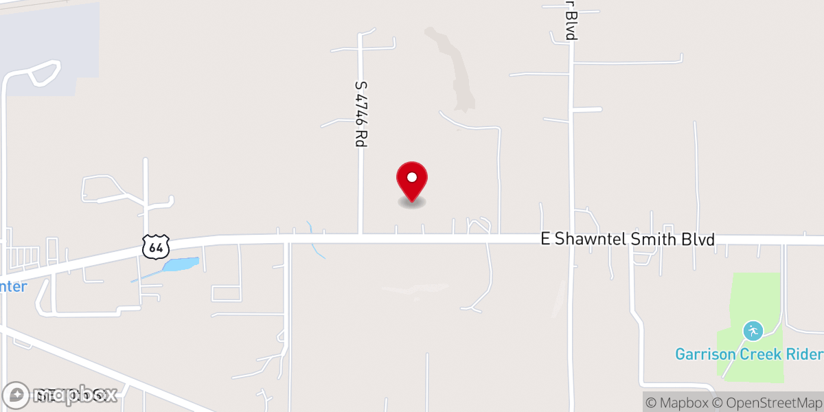 Map showing location of Trinity Methodist Church - Food Distribution Center