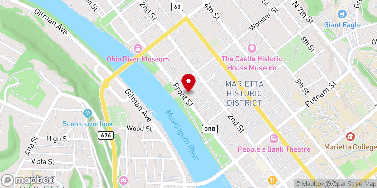 Map showing location of The Journey Church of Marietta Office