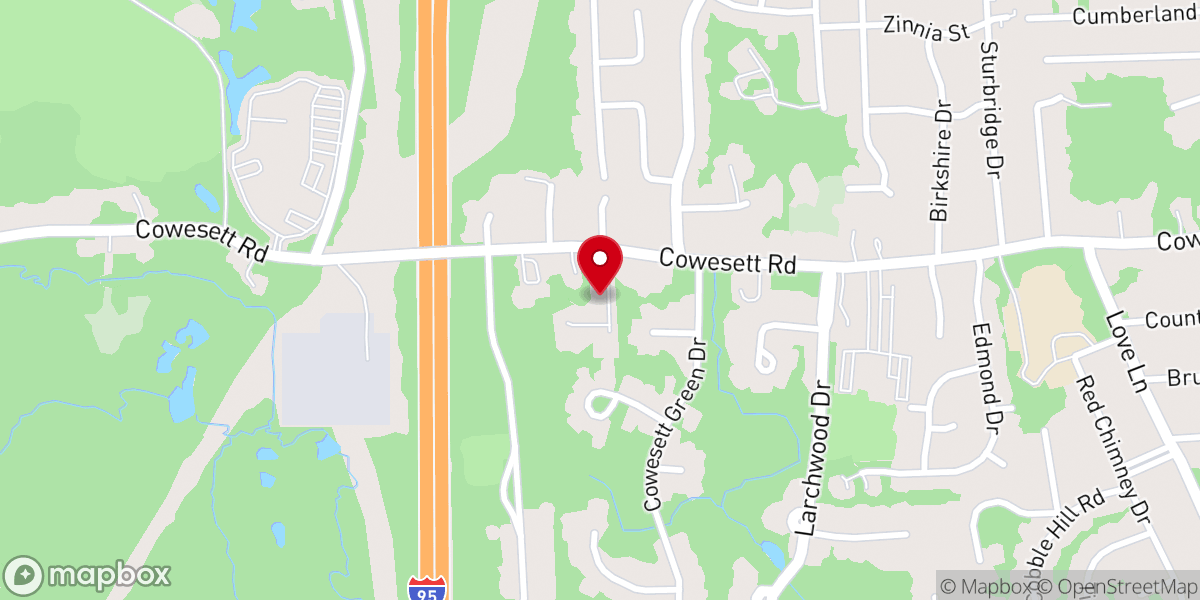 Map showing location of Cornerstone Church