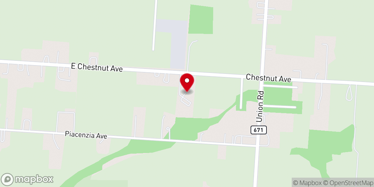 Map showing location of Slavic Evangelical Baptist Church