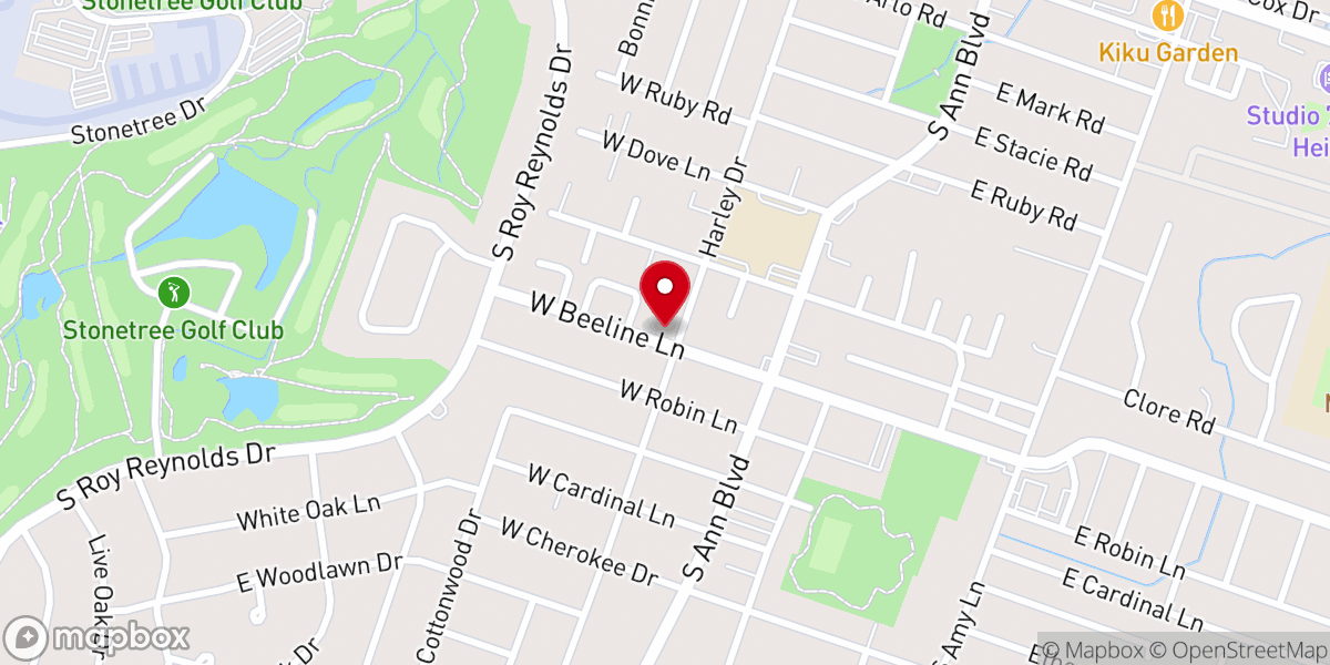Map showing location of Faith tabernacle church