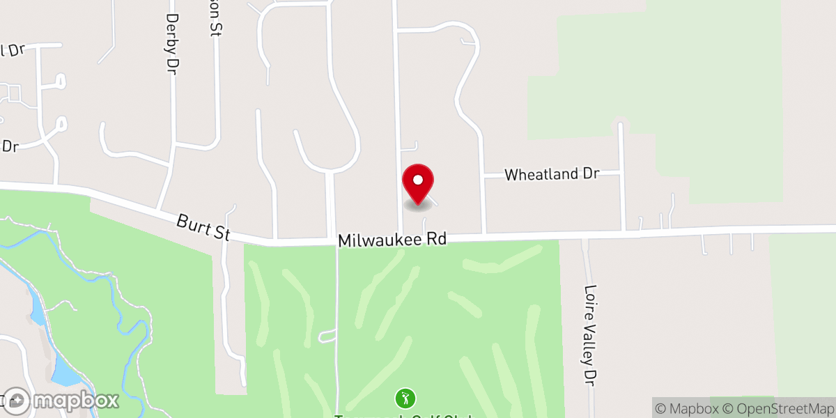 Map showing location of Celebrate Recovery Tecumseh
