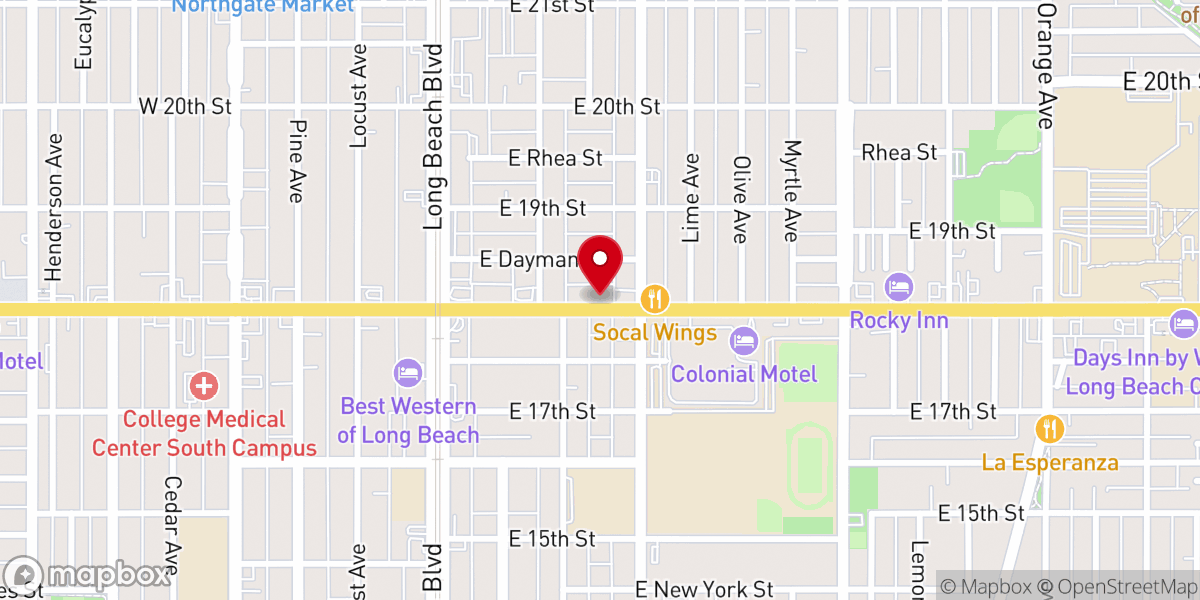 Map showing location of Iglesia evangelica de Jesucristo Capernaum