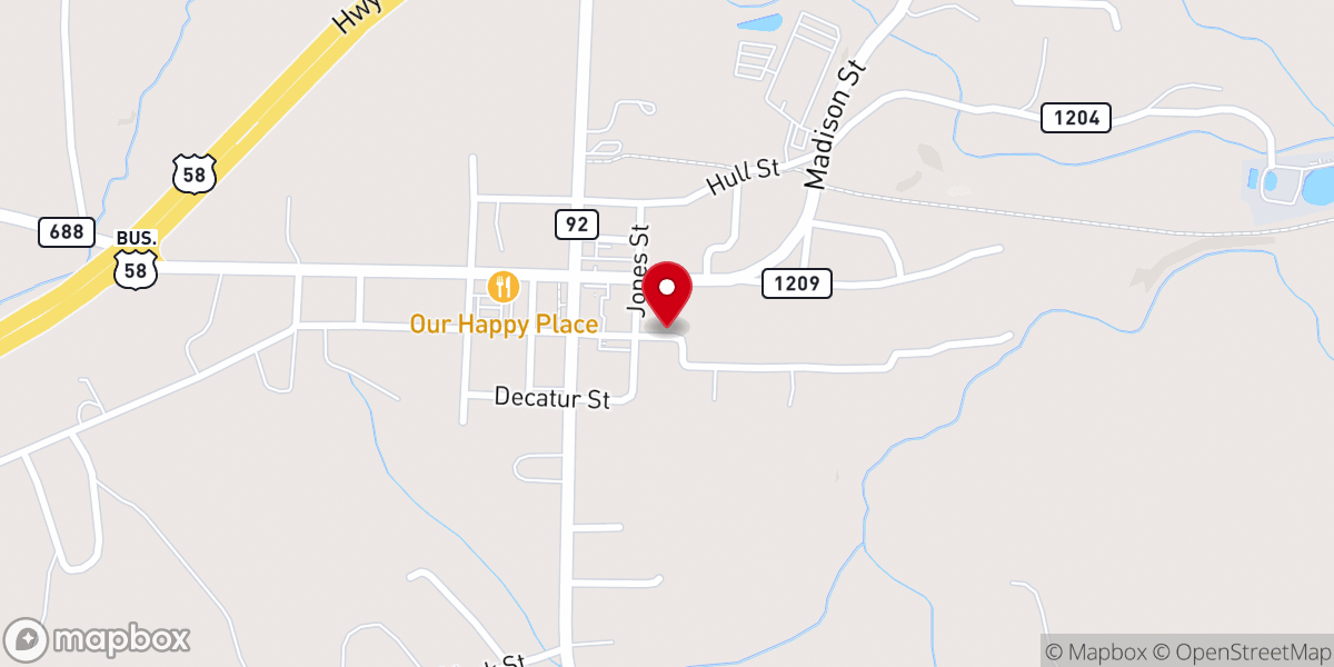 Map showing location of Historic Saint James Episcopal Church