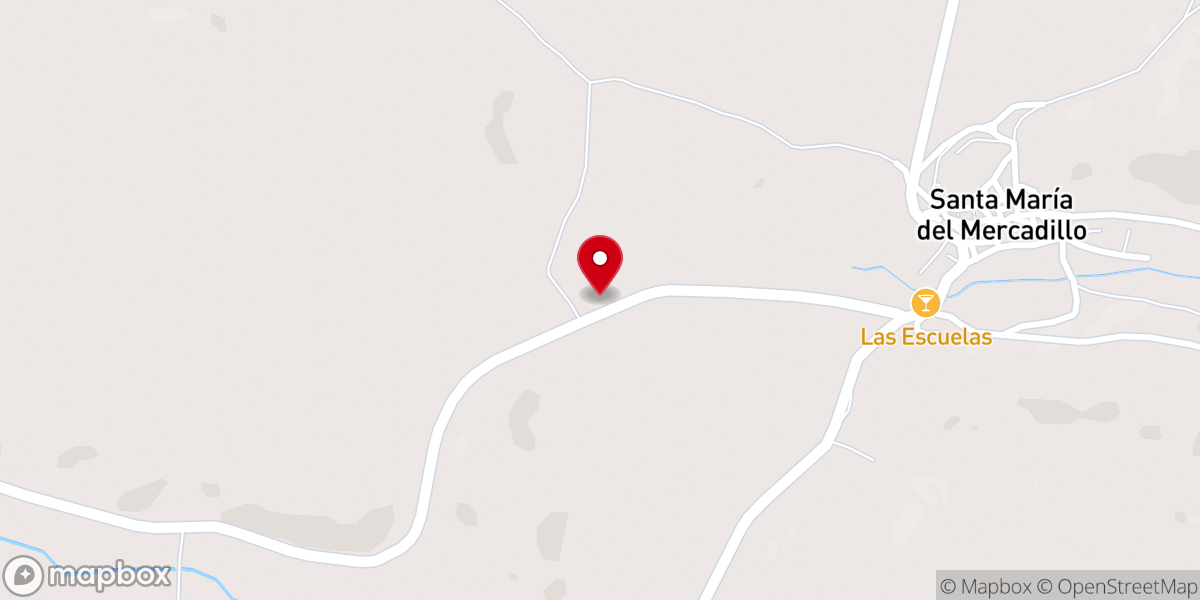 Map showing location of Ermita de la Virgen de la Vega