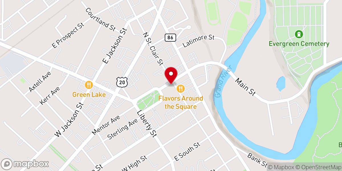 Map showing location of Christ Parallel Ministries