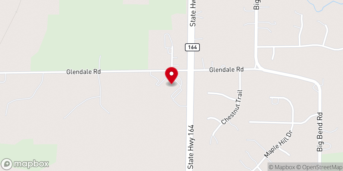 Map showing location of Waukesha Bible Church