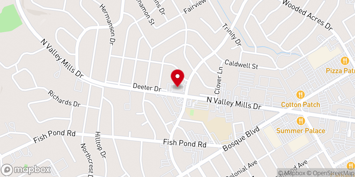Map showing location of Community Fellowship Church of the Nazarene