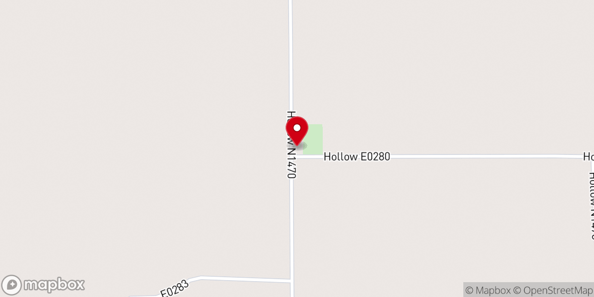 Map showing location of Mountain View Church