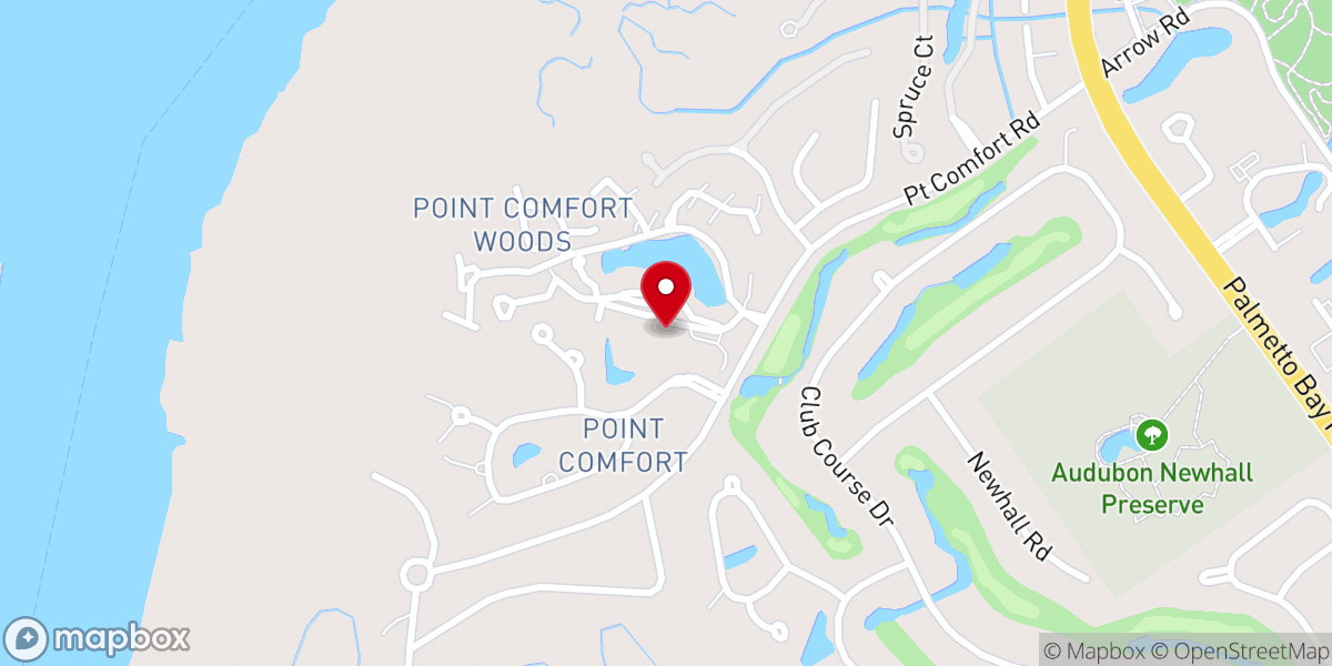 Map showing location of Hilton Head Dolphin Tours®