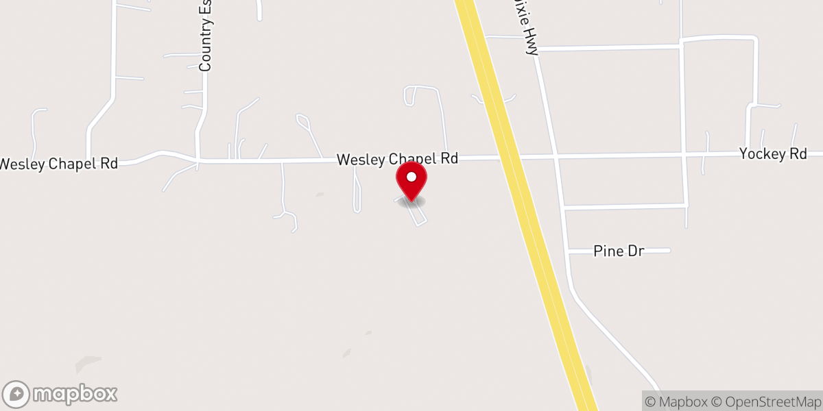 Map showing location of Work Of God